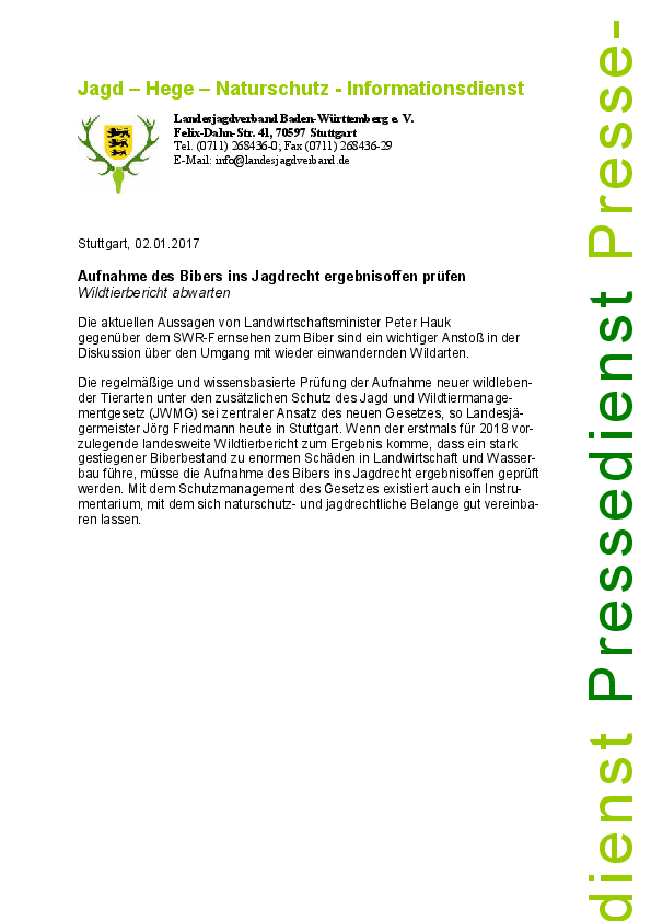 LJV-Pressemeldung zum Biber pdf-preview
