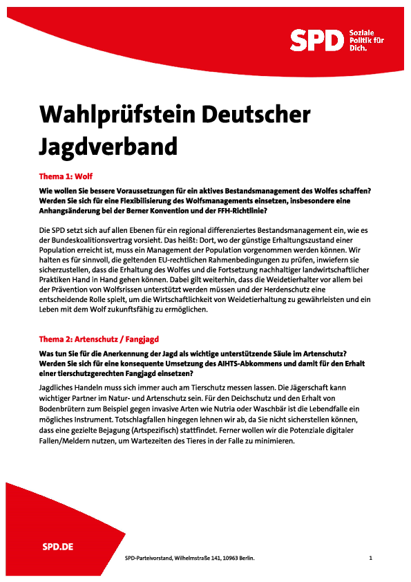 DJV-Wahlprüfsteine Europawahl 2024 – Geänderte Antworten der SPD vom 14. Mai pdf-preview