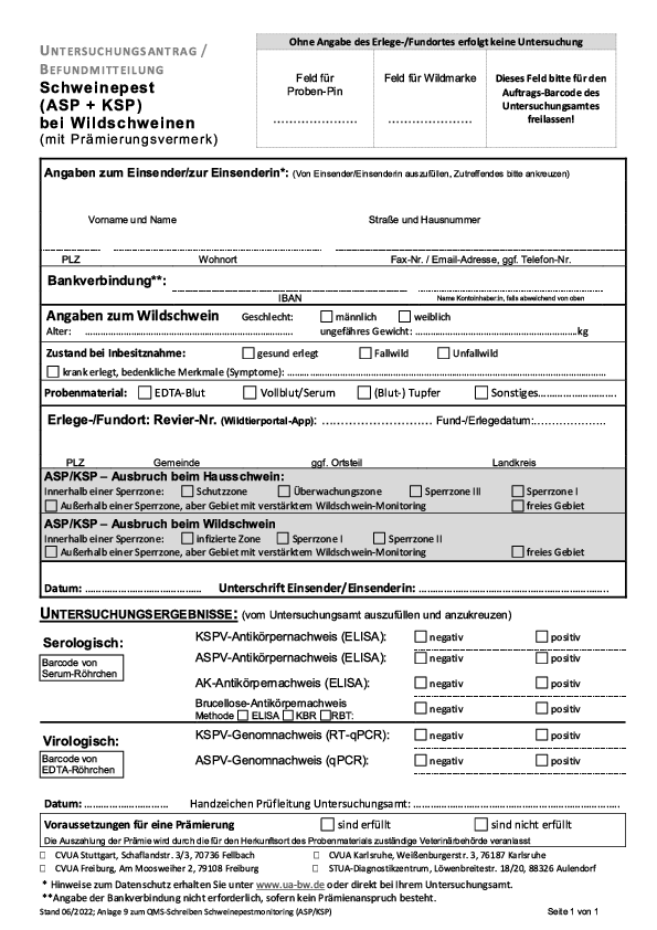 Untersuchungsantrag bei Wildschweinen pdf-preview